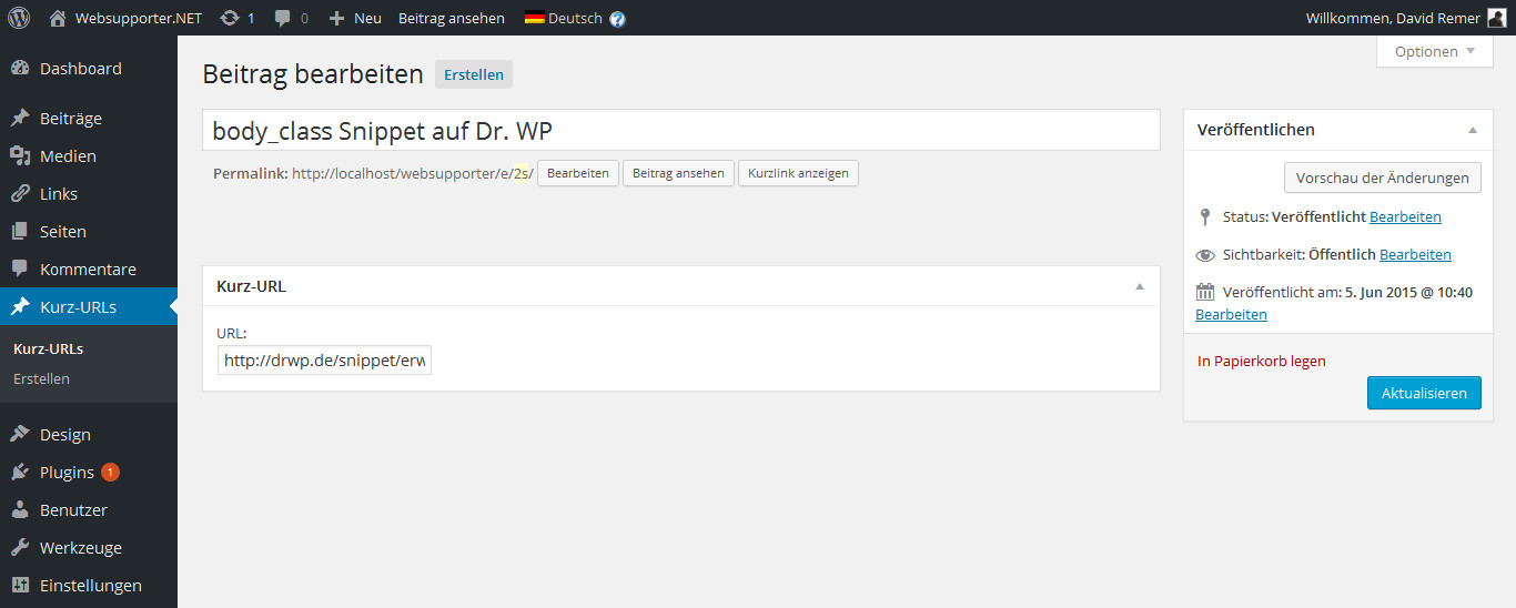 Lerne ein WordPress Plugin zu entwickeln endcore GmbH