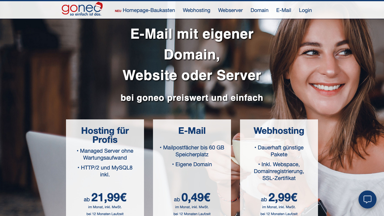 goneo.de Webhosting