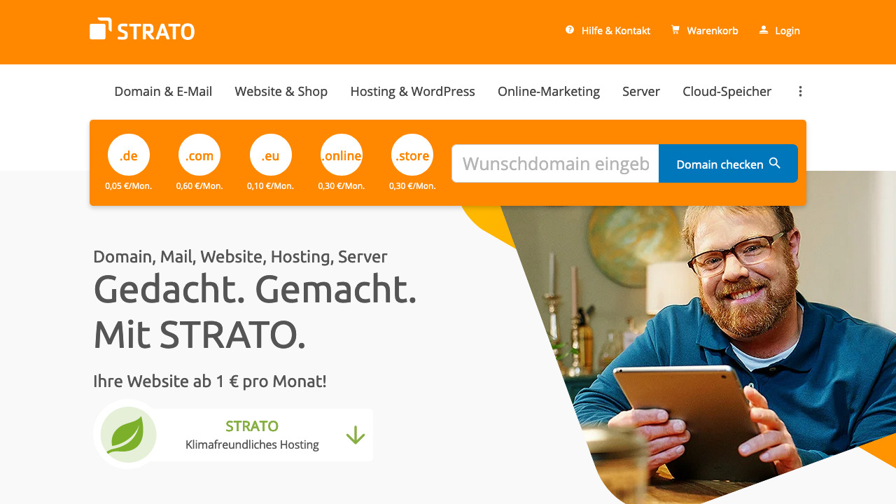 strato.de Webhosting